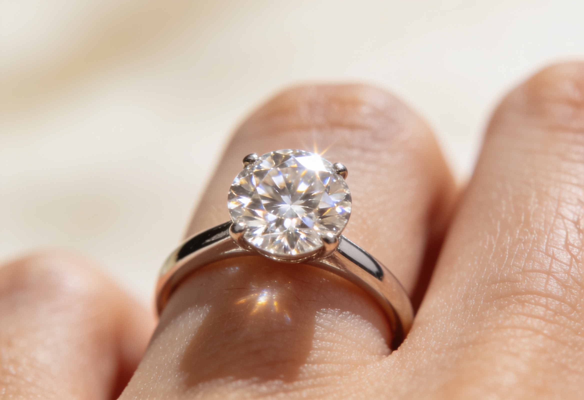 Diamond Cut Grades: Why Cut Matters Most 3 Excellent cut diamond solitaire sparkling on a hand