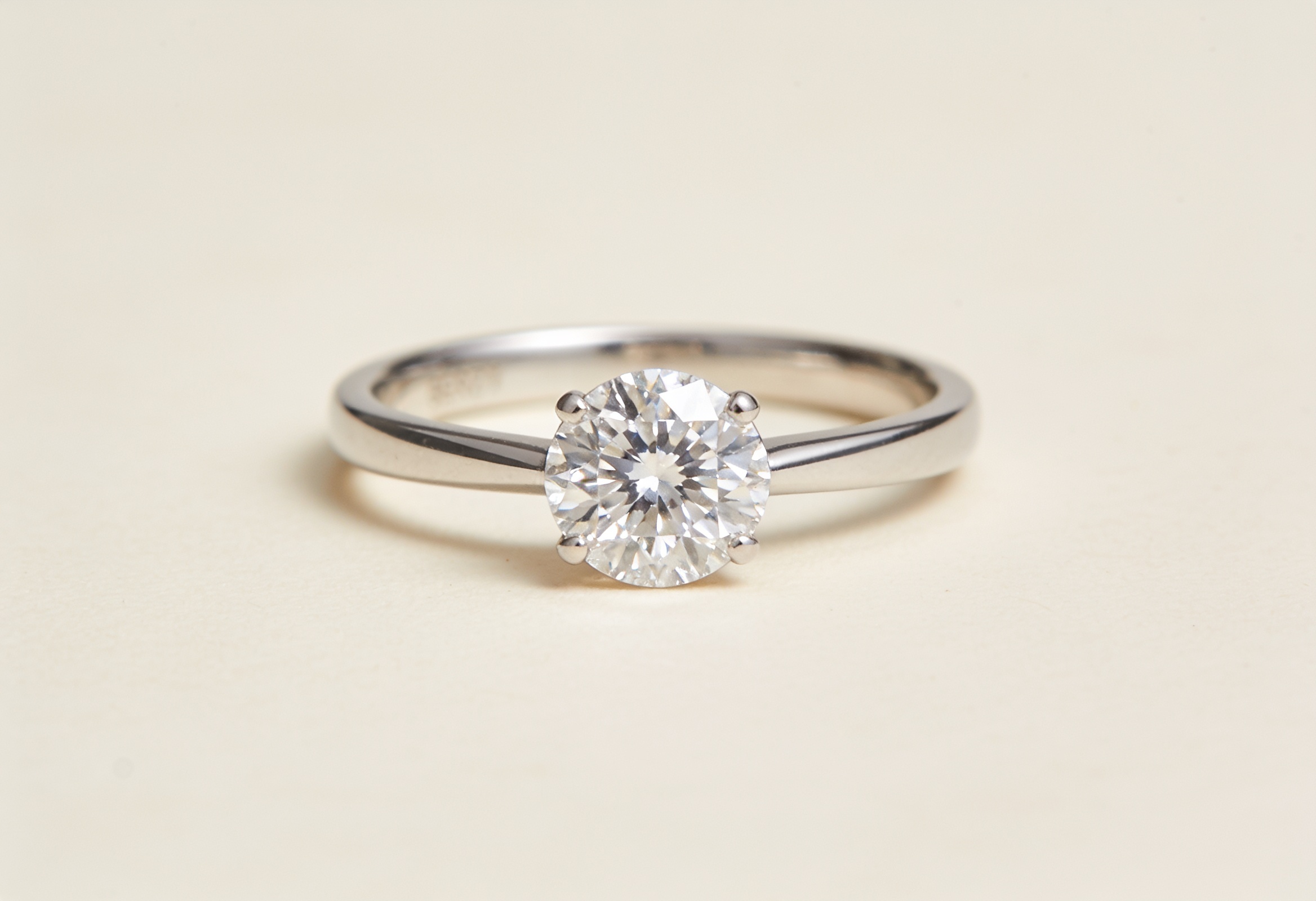 A Look Back in the Past: Where Did Engagement Rings Come From? 3 Modern lab grown diamond solitaire engagement ring