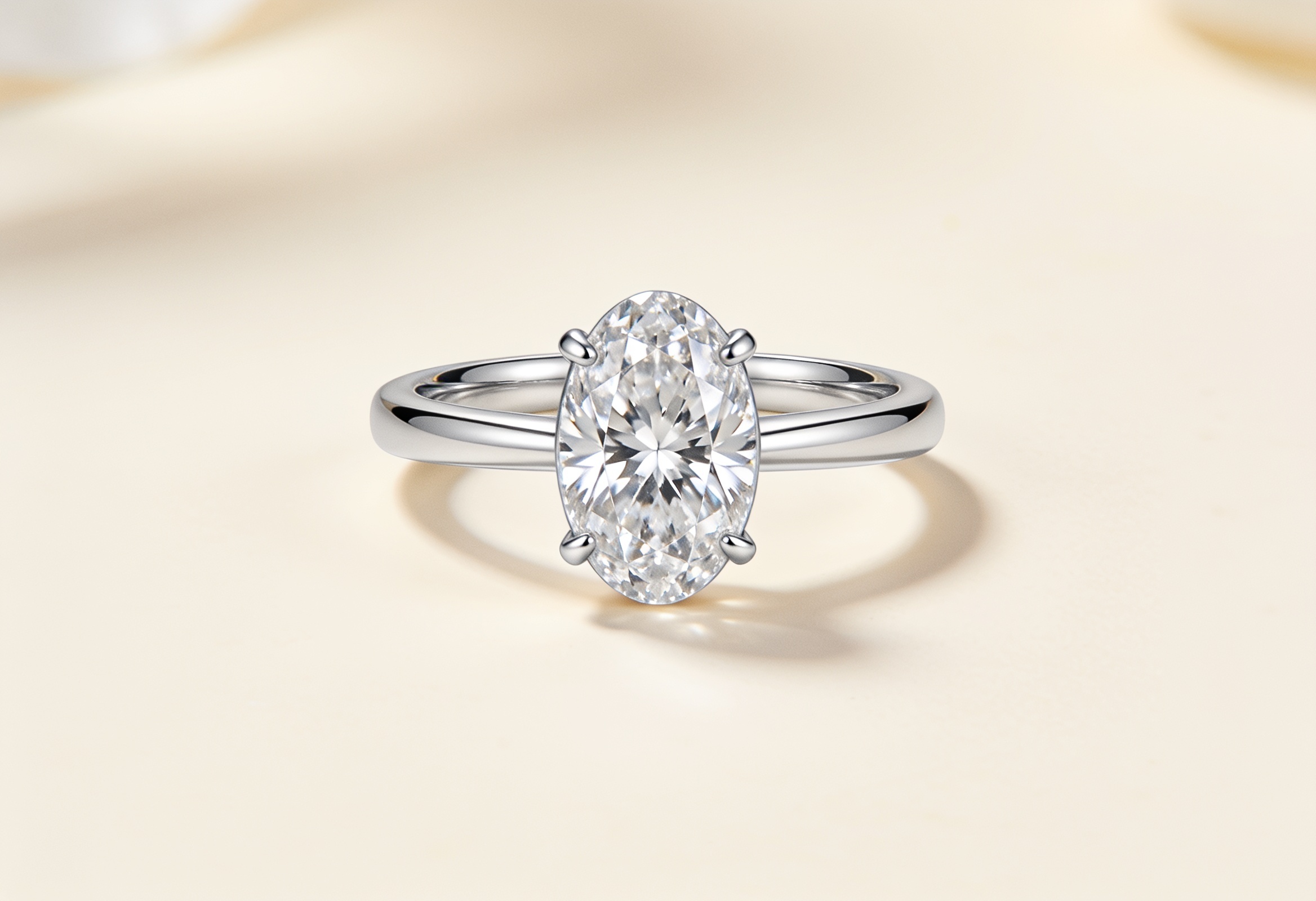 Solitaire Lab Grown Diamond Engagement Rings Canada 3 Oval solitaire lab grown diamond engagement ring